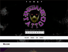 Tablet Screenshot of inksanetattoo.com